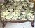 Mid-Century Modern Mid Century Wing Back Chair With Pretty Curved Arms in an Autumn Leaf Pattern Upholstery, Signed For Sale - Image 3 of 8