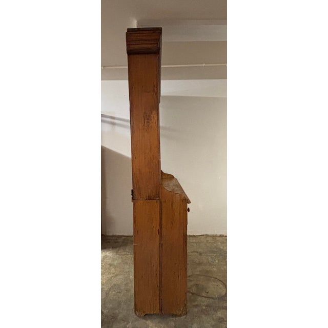 19th Century 19th Century Irish Pine Dresser Hutch For Sale - Image 5 of 8