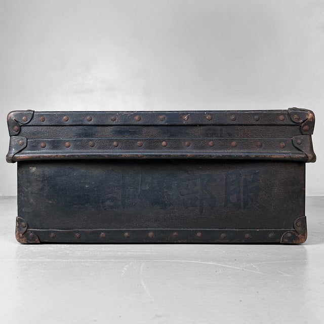 Antique Storage Trunk, 1890s For Sale - Image 10 of 18