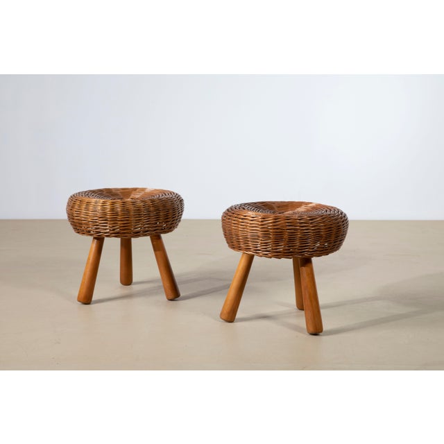 Mid-Century Stools attributed to Tony Paul, USA, 1950s, Set of 2 For Sale - Image 12 of 12
