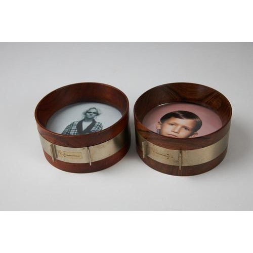 Circular Photo Frames by Ico Parisi for Stildomus, Set of 2 For Sale - Image 3 of 10