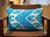 1990s Wave Pattern Ikat Lumbar Pillow Cover For Sale - Image 4 of 13