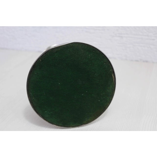 Silver Art Nouveau Candlestick in Silver Metal, 1930s For Sale - Image 8 of 13