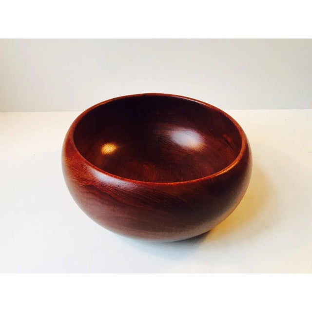 Mid-Century Large Danish Teak Bowl from Kay Bojesen, 1950s For Sale - Image 11 of 13