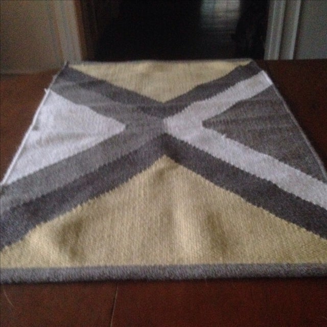 Vintage Wool Dhurrie Rug 2′1″ × 3′ Chairish