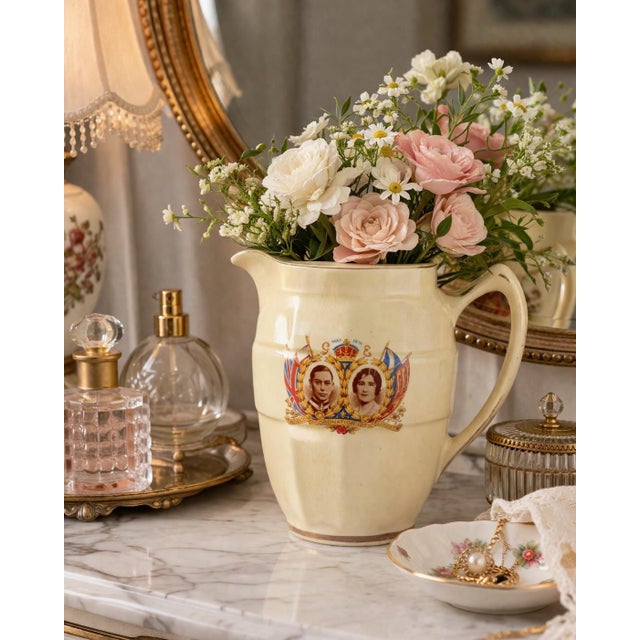 1937 King George VI & Queen Elizabeth Coronation Jug For Sale In Los Angeles - Image 6 of 6