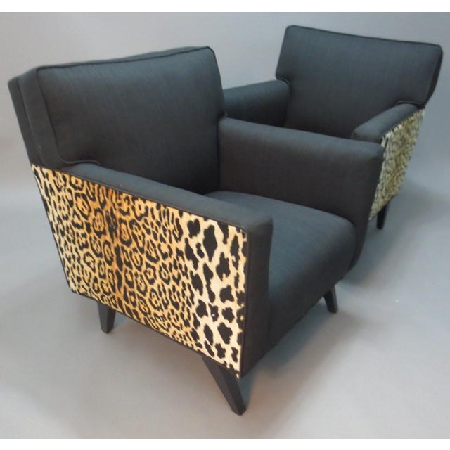 Jayne Mansfield Era Leopard Club Chairs A Pair Chairish