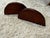 Vintage Half-Moon Wall Shelves, Pair For Sale - Image 4 of 10