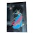 Vintage Korean Mother-of-Pearl Lacquer Plaque "Sword Dance" by Minye Art — 1970s For Sale