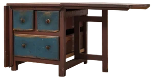 19th Century Swedish Drop-Leaf Table