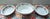 Set of three vintage Quince by Wedgewood serving bowls. They feature a fruit design around the inside of the bowls on a...