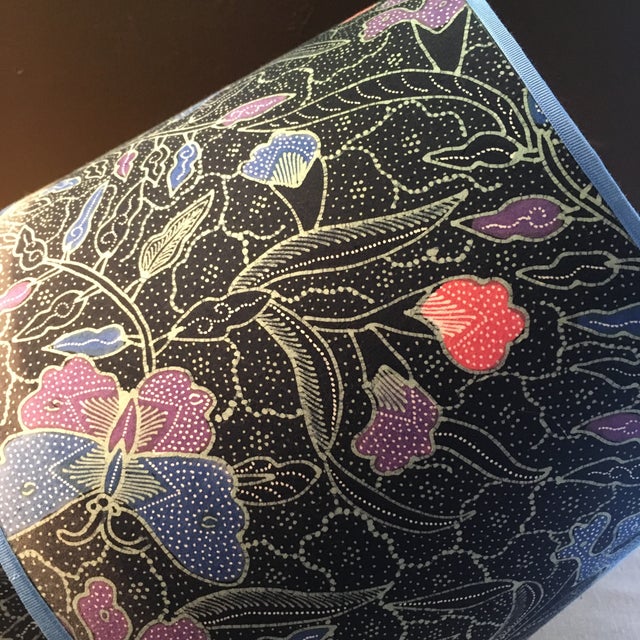 Vintage Batik Lampshades a Pair Chairish