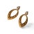 14K two-tone gold earrings featuring 14 champagne diamonds and 8 white diamonds, totaling 0.70 carats. Each earring...