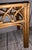 Wood Pair Vintage 1970s California Organic Modern Cathedral Arch Rattan Side Tables For Sale - Image 7 of 12