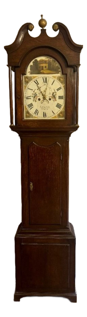 Antique George III Oak Long Case Clock, 1800