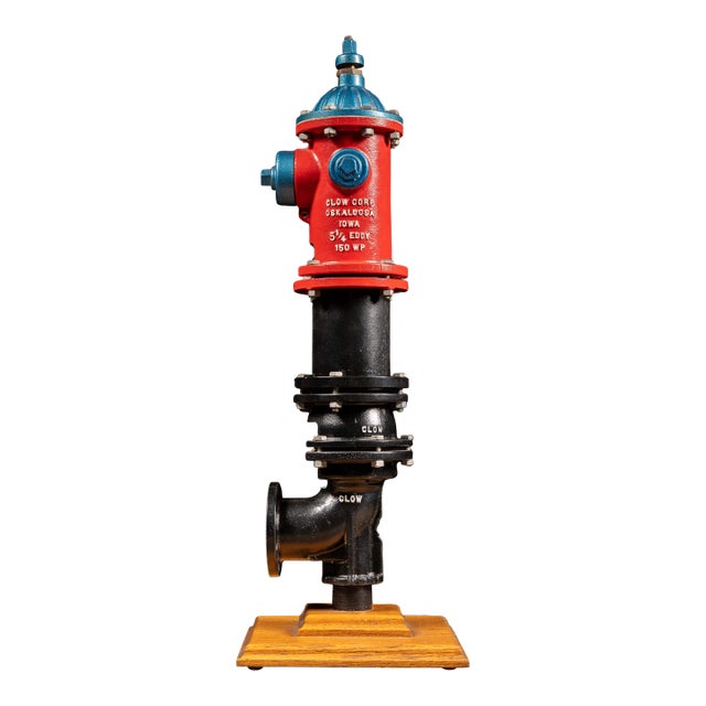 Vintage Fire Hydrant Cutaway Demonstrator by Clow For Sale