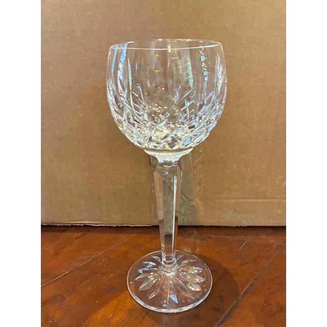Traditional Late 20th Century Crystal Red Wine Glasses - Set of 8 For Sale - Image 3 of 3
