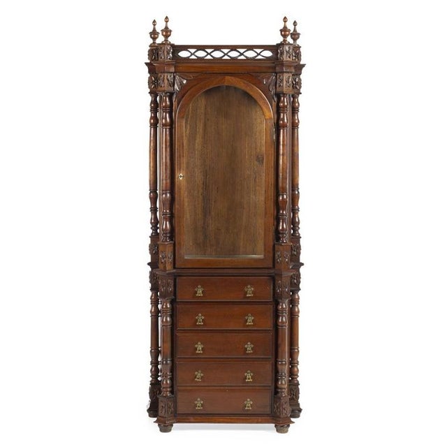 19th Century Display Case of Dona Maria For Sale - Image 6 of 6