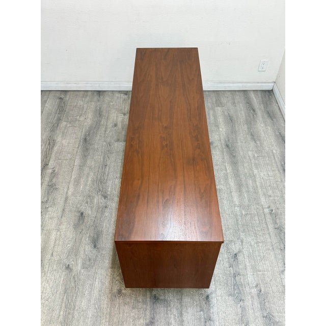 Beautiful mid century modern walnut dresser professionally restored