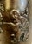 Late 19th Century Japanese Meiji Era Patinated Bronze Vase With Peonies and a Child For Sale - Image 5 of 15