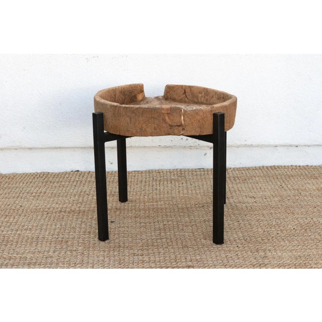 19th Century One-of-a-Kind Rustic Bowl Table For Sale - Image 5 of 8