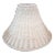 Natural White Wash Egg-Shell Color Rattan Wicker Lamp Shade With White Fabric Lining For Sale