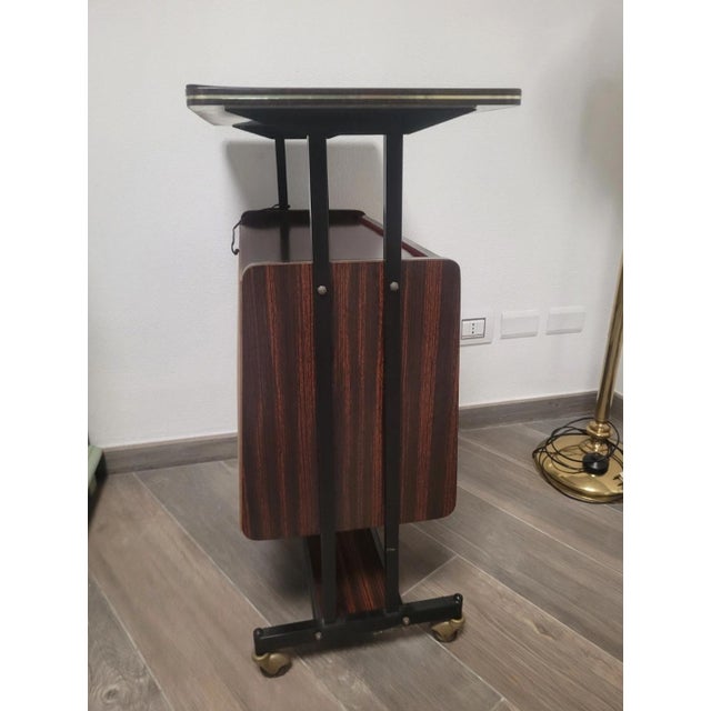 Mid-Century Mobile Bar in Formica, 1950s For Sale - Image 6 of 10