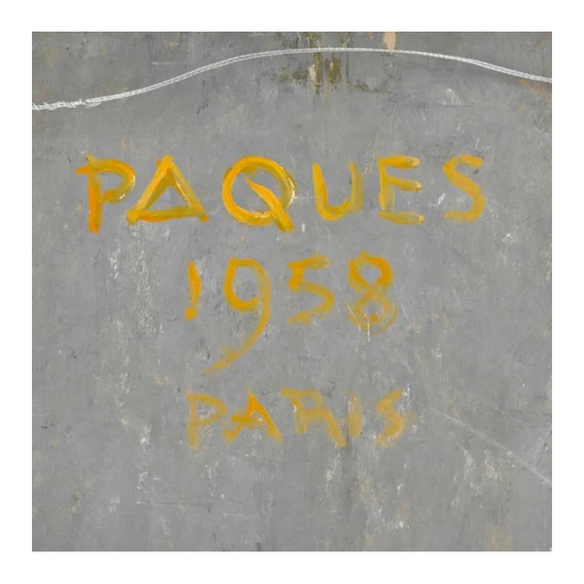 Roger Mühl, Roger Muhl Fauvist Still Life Cactus Ecole de Paris French Oil Painting Paques, 1958 For Sale - Image 9 of 14