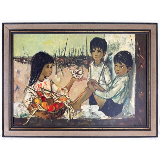 Jean-Baptiste Valadié, The Fishermen's Children, 1960s, Print For Sale - Image 12 of 12