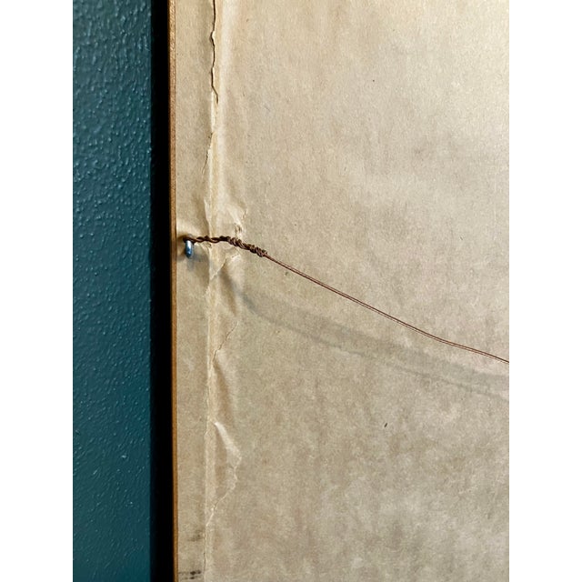 Vintage Framed Artwork Lithograph Reproduction Titled "Tropical Fig Tree" by the American Artist Michael Edward Arth For Sale - Image 13 of 18