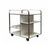 1970s Chrome and White Laminate Serving Trolley, Italy, 1970s For Sale - Image 5 of 8