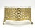 Mid-Century Modern Vintage Hollywood Regency Gold-Tone Filigree & Glass Footed Dish — Candy / Nut Bowl / Vide Poche For Sale - Image 3 of 15