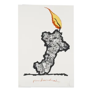 1990s Claes Oldenburg Signed Hors Commerce Centennial Print, Judson Memorial Church - State One