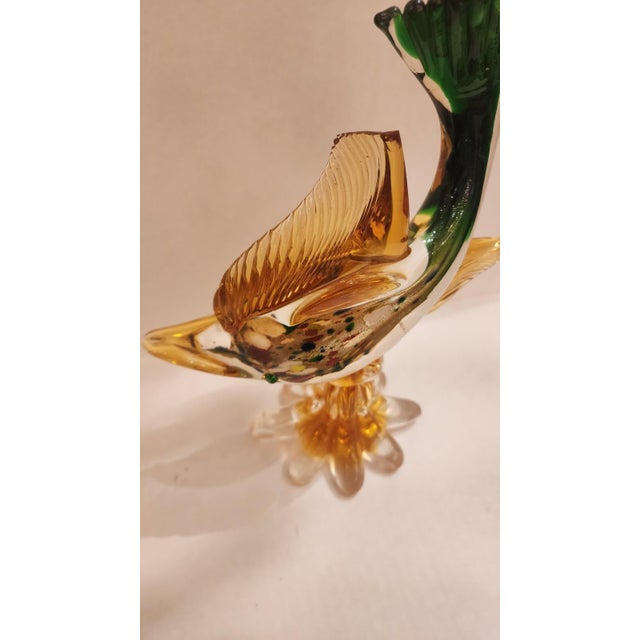 Early 20th Century Murano Style Art Glass Fish Sculpture For Sale - Image 4 of 5