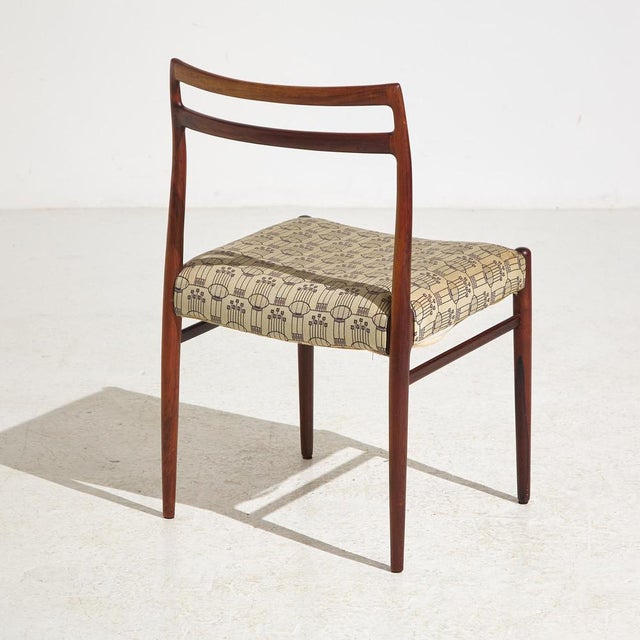 Rosewood Anne Dining Chair by Johannes Andersen for Uldum Møbelfabrik, 1960s, Set of 6 For Sale - Image 3 of 15