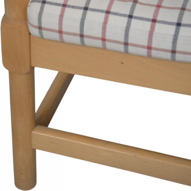 Spokeback Sofa in Cotil Fabric by Børge Mogensen, 1981 For Sale - Image 6 of 18
