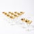 This set of 12 Mid-Century Modernist gilt-rimmed coupe glasses, designed by the iconic American glassware designer Dorothy...