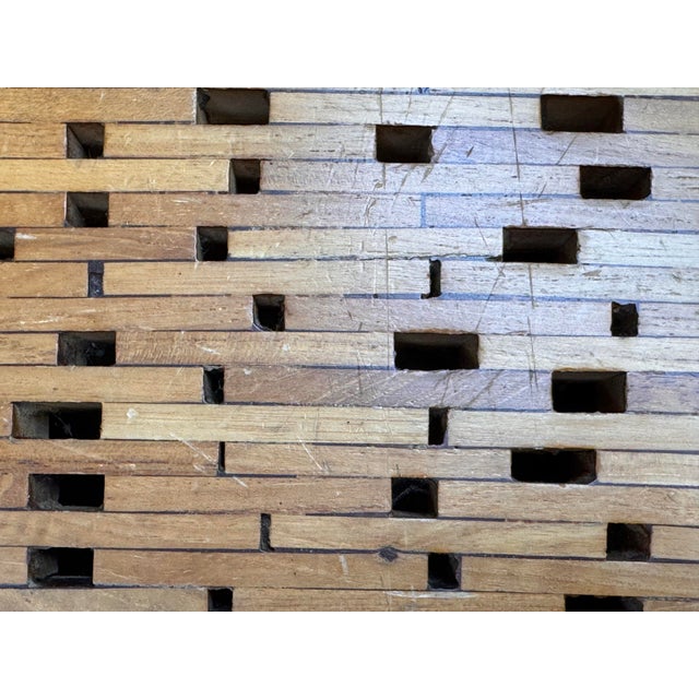 The Portland Furniture the Mushroom Teak End Table For Sale - Image 10 of 12