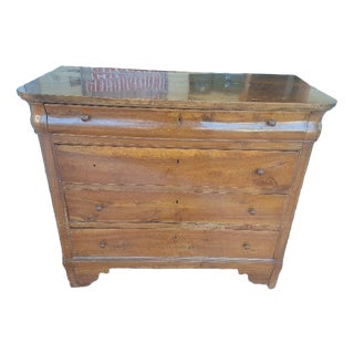 Cappuccino Chest of Drawers in Walnut For Sale