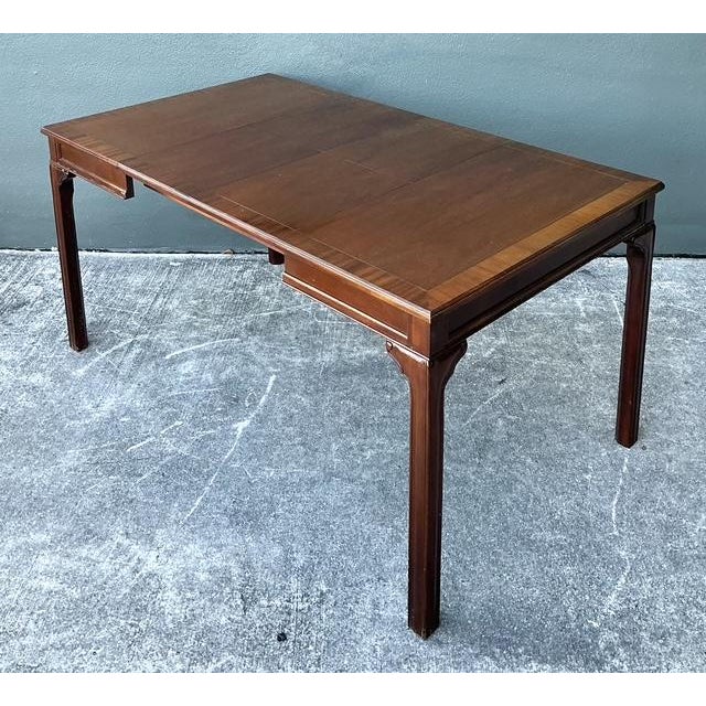 Vintage Baker Extendable Dining Table For Sale - Image 11 of 12