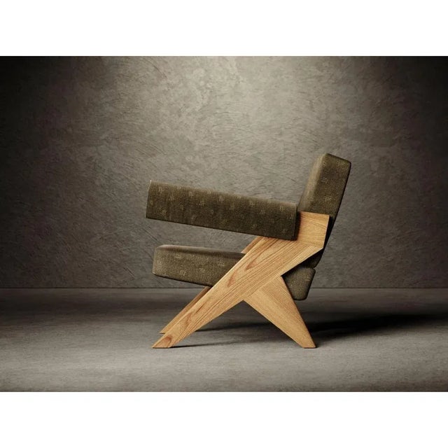 Not Yet Made - Made To Order Loro Piana Wool Souvenir Armchair by Gio Pagani For Sale - Image 5 of 6