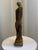 This is a striking Mid-Century Modern (MCM) soapstone sculpture titled Lyra. The abstract form depicts a flowing human...
