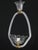Petite Art Deco Pendant Chandelier by Ercole Barovier, 1940s For Sale - Image 9 of 18