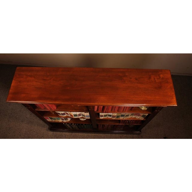 19th Century Mahogany Open Bookcase Chairish