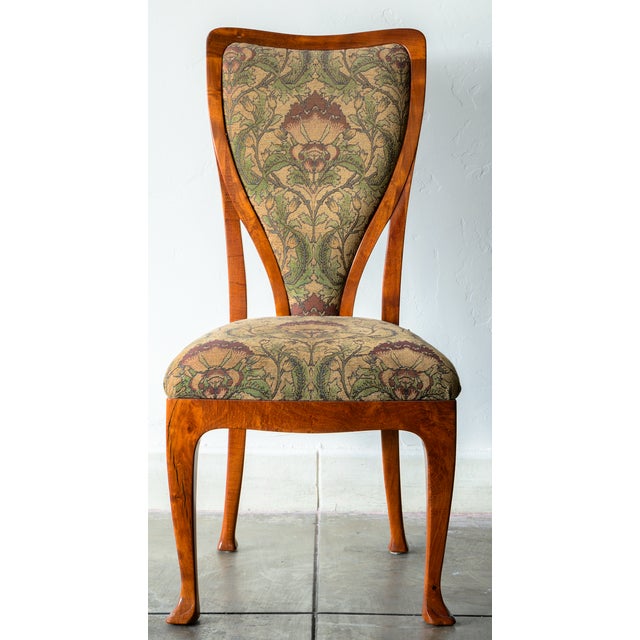 Brown Neo-Art Nouveau Dining Chairs by Arroyo Design, in Mesquite For Sale - Image 8 of 14