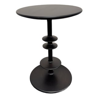 Room & Board Parks Three-Disk Round End Table For Sale