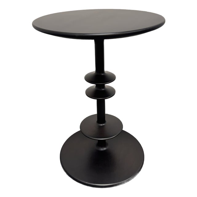 Room & Board Parks Three-Disk Round End Table For Sale