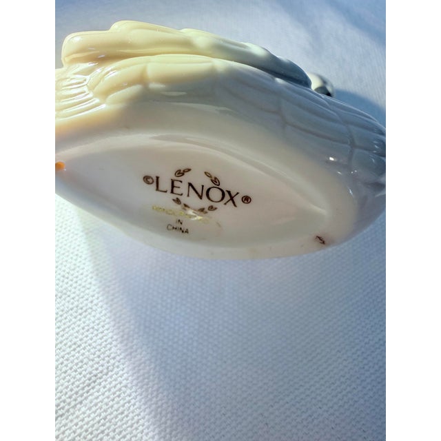 Ivory Lenox Swan Cake Topper/Place Card Holder For Sale - Image 8 of 8