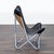 Butterfly Lounge Chair With Leather Seat and Metal Frame For Sale - Image 4 of 8
