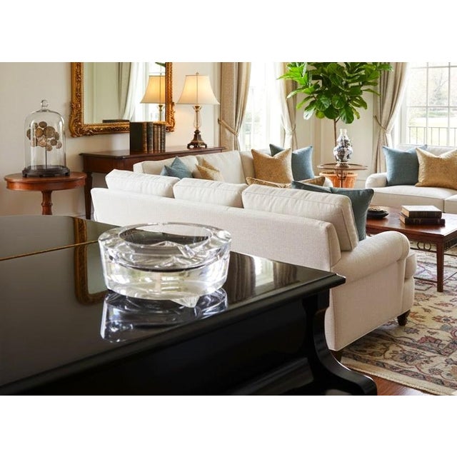 Monumental Czech Moser Hand-Cut Crystal Ashtray For Sale - Image 6 of 15